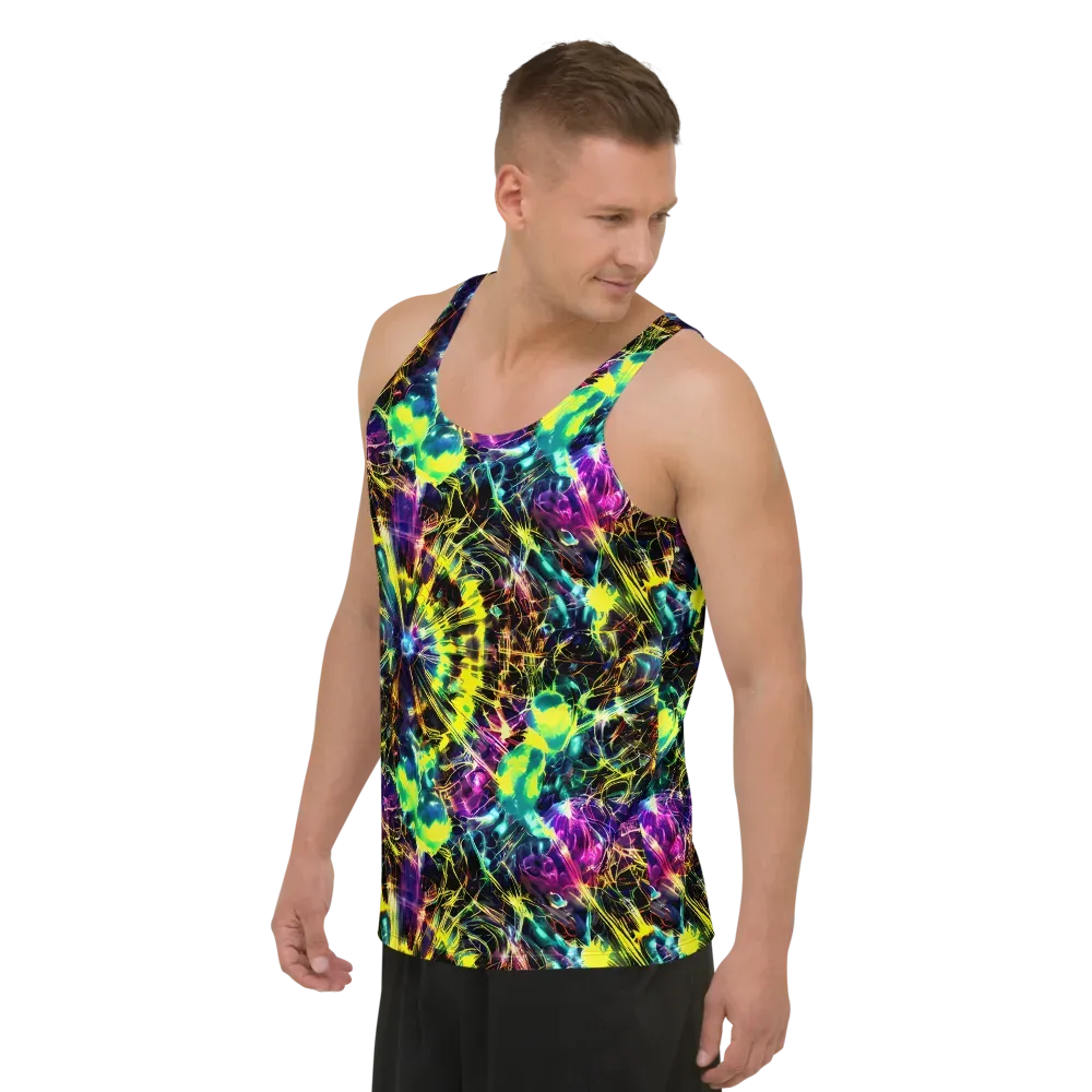 Acid Rainfall on Men's Tank Top — Left Front