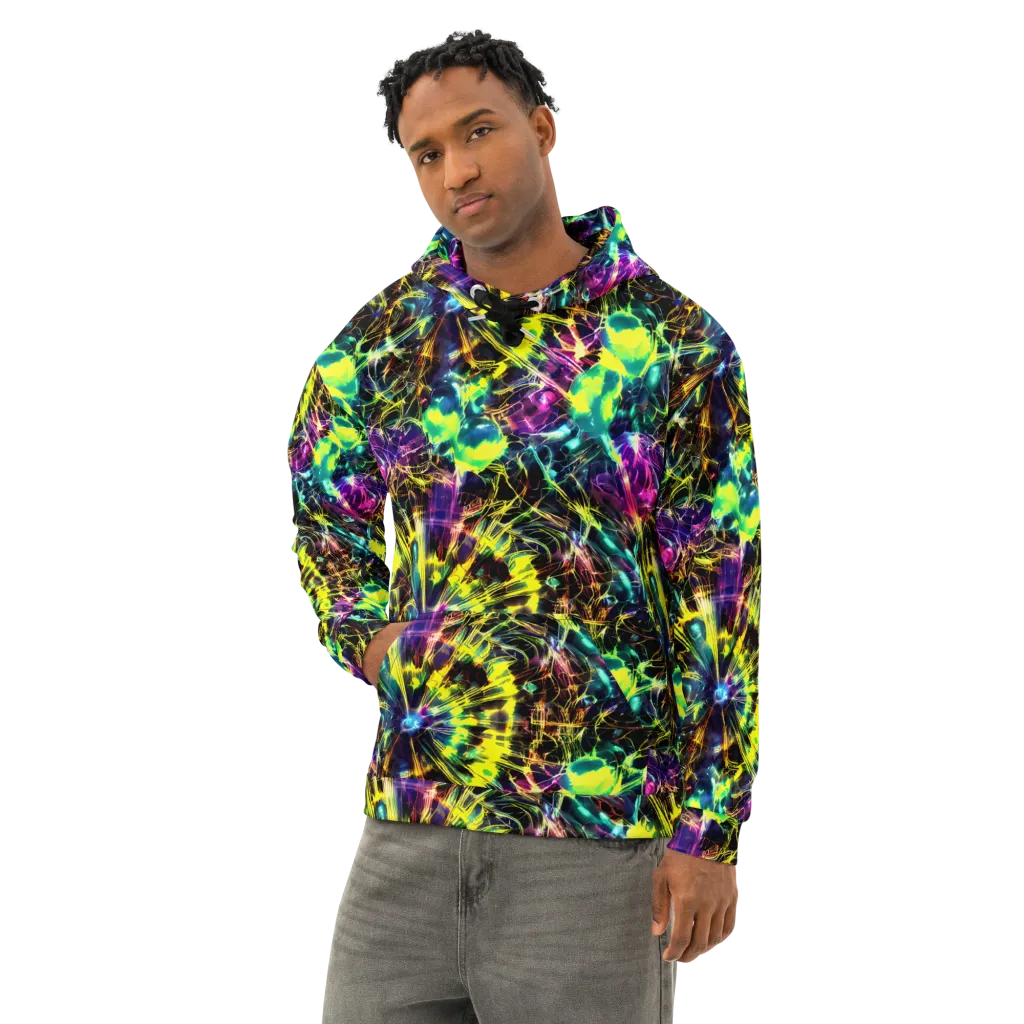 Acid Rainfall on Cotton Hoodie — Left Front