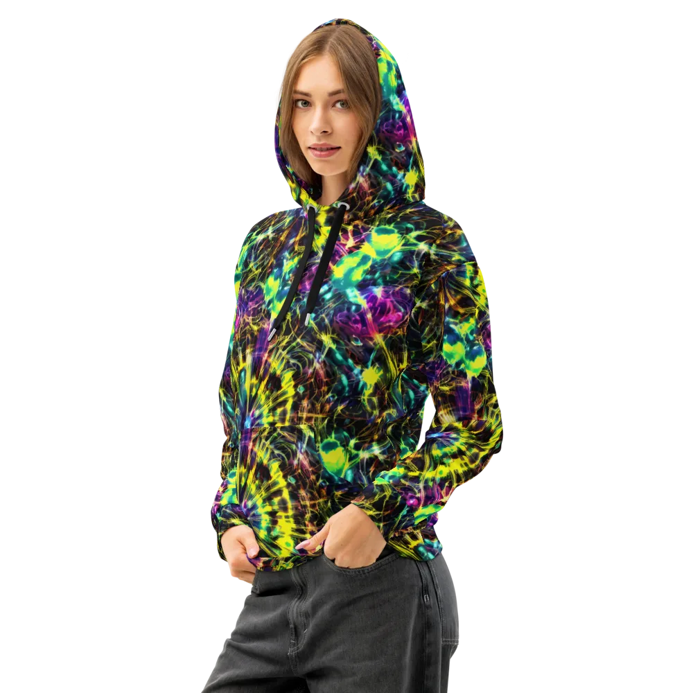 Acid Rainfall on Cotton Hoodie — Left Front