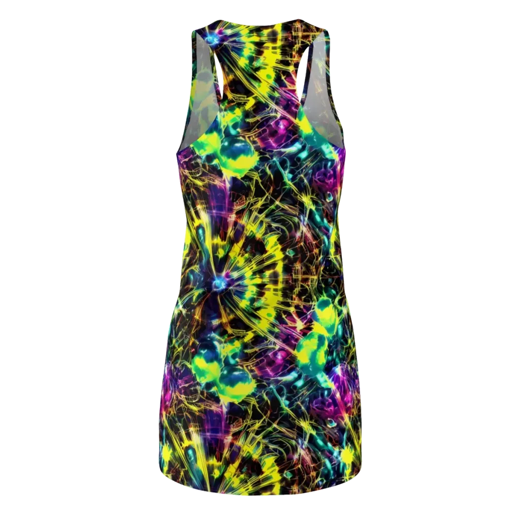Acid Rainfall on Racerback Dress — Back