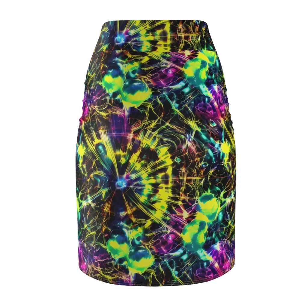 Acid Rainfall on Pencil Skirt — Back