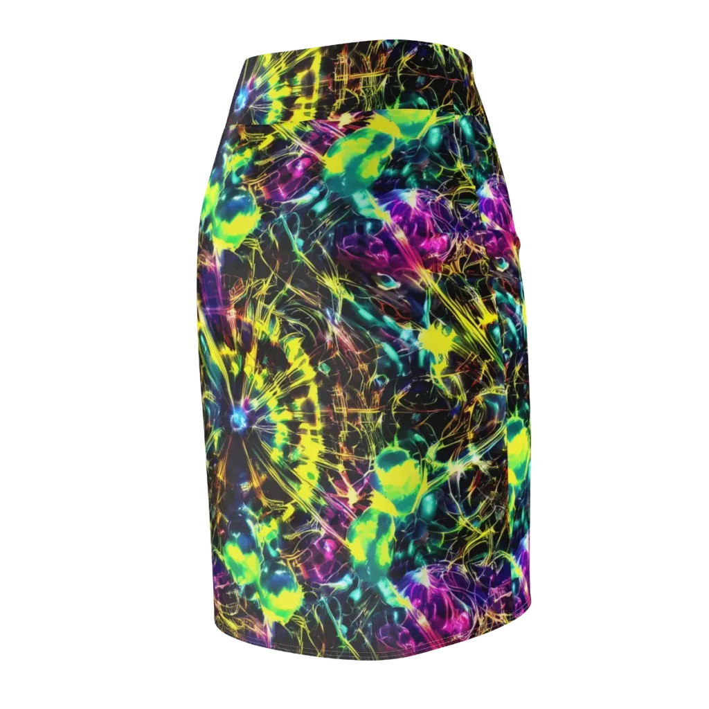 Acid Rainfall on Pencil Skirt — Back Side