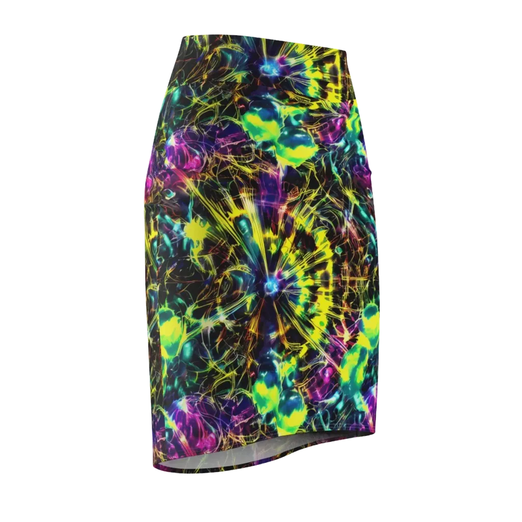 Acid Rainfall on Pencil Skirt — Front Side