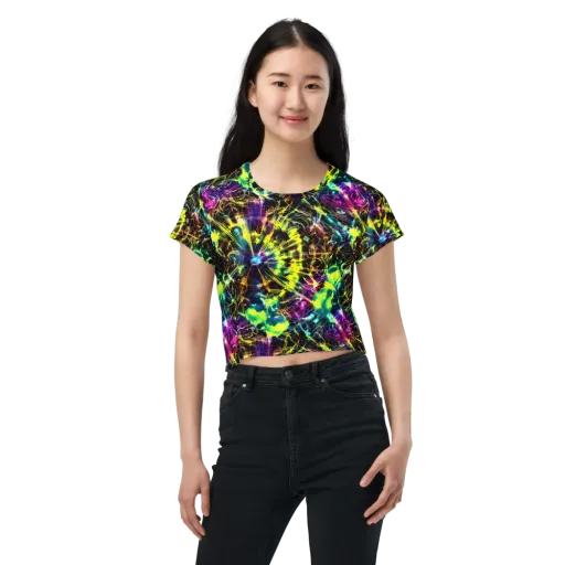 Acid Rainfall on a Crop Tee