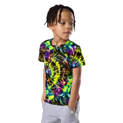 Acid Rainfall on a Kids Crew Neck T-Shirt