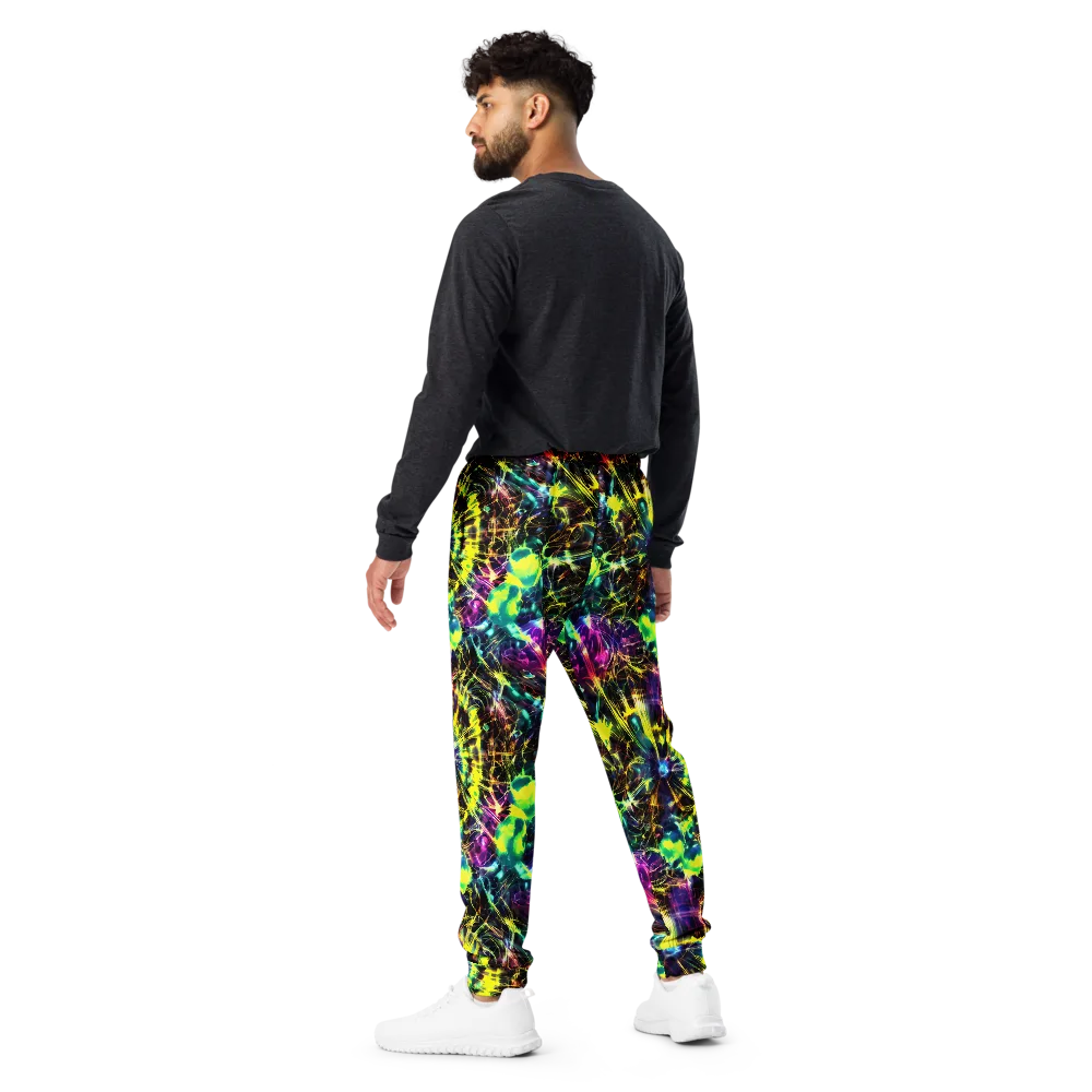 Acid Rainfall on Men's Joggers — Back