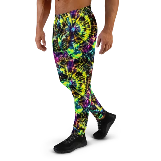 Acid Rainfall on a Men's Joggers