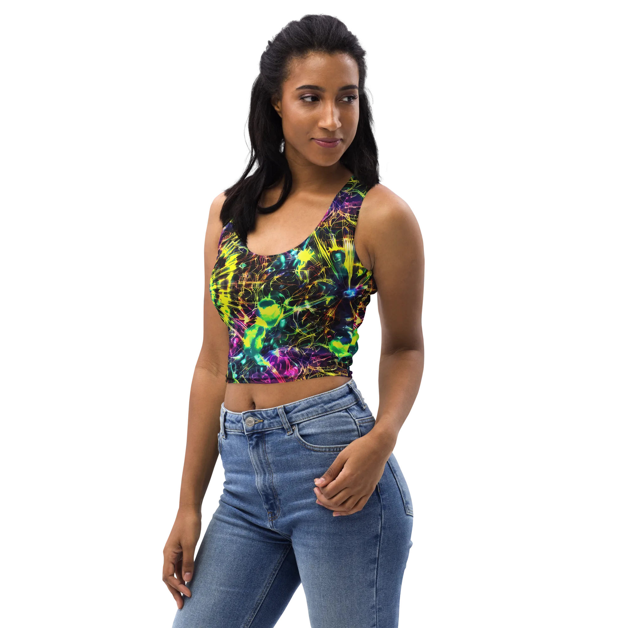 Acid Rainfall on Crop Top — Left Front