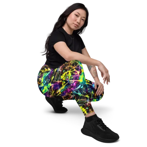 Acid Rainfall on a Leggings with Pockets