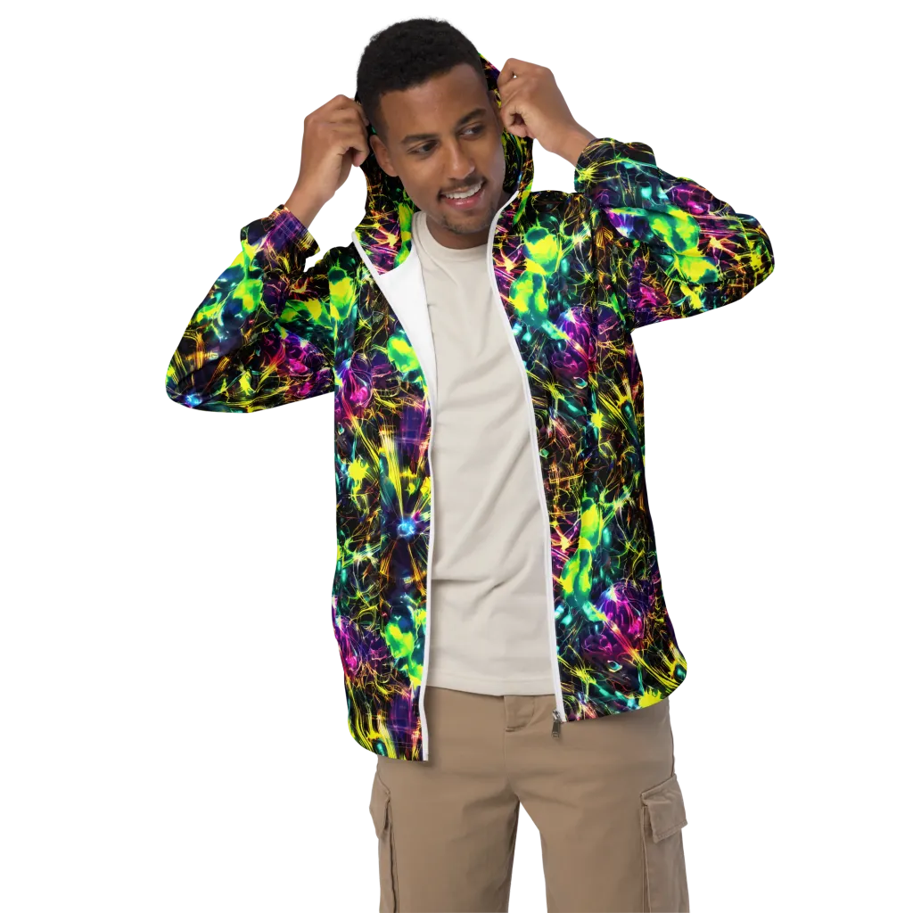 Acid Rainfall on Men's Windbreaker — Front