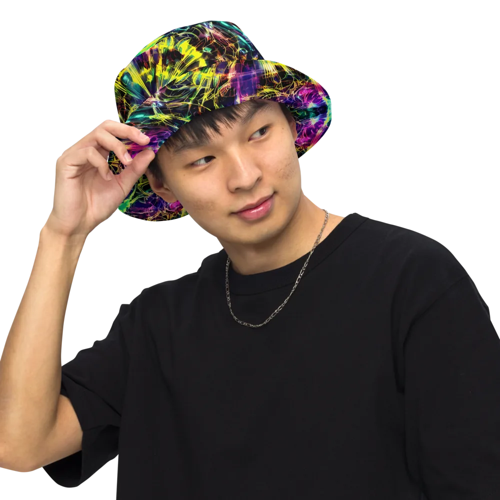 Acid Rainfall on Reversible Bucket Hat — Front Inside
