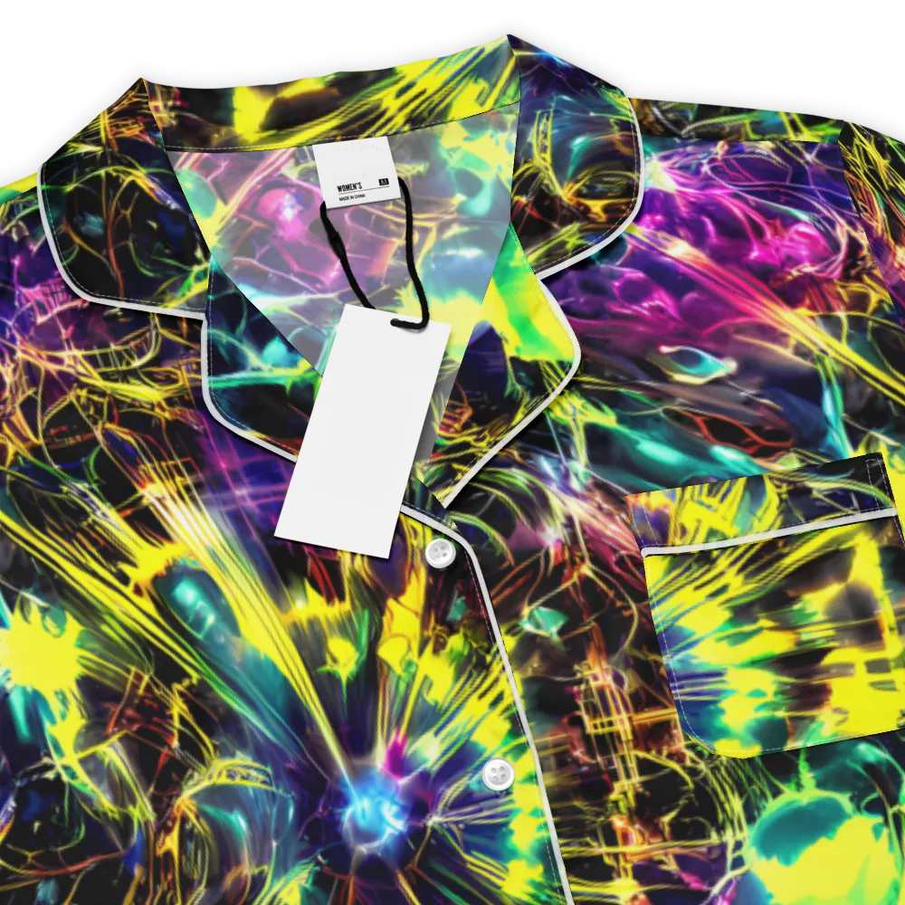 Acid Rainfall on Women's Short Sleeve Pajama Top — Product details