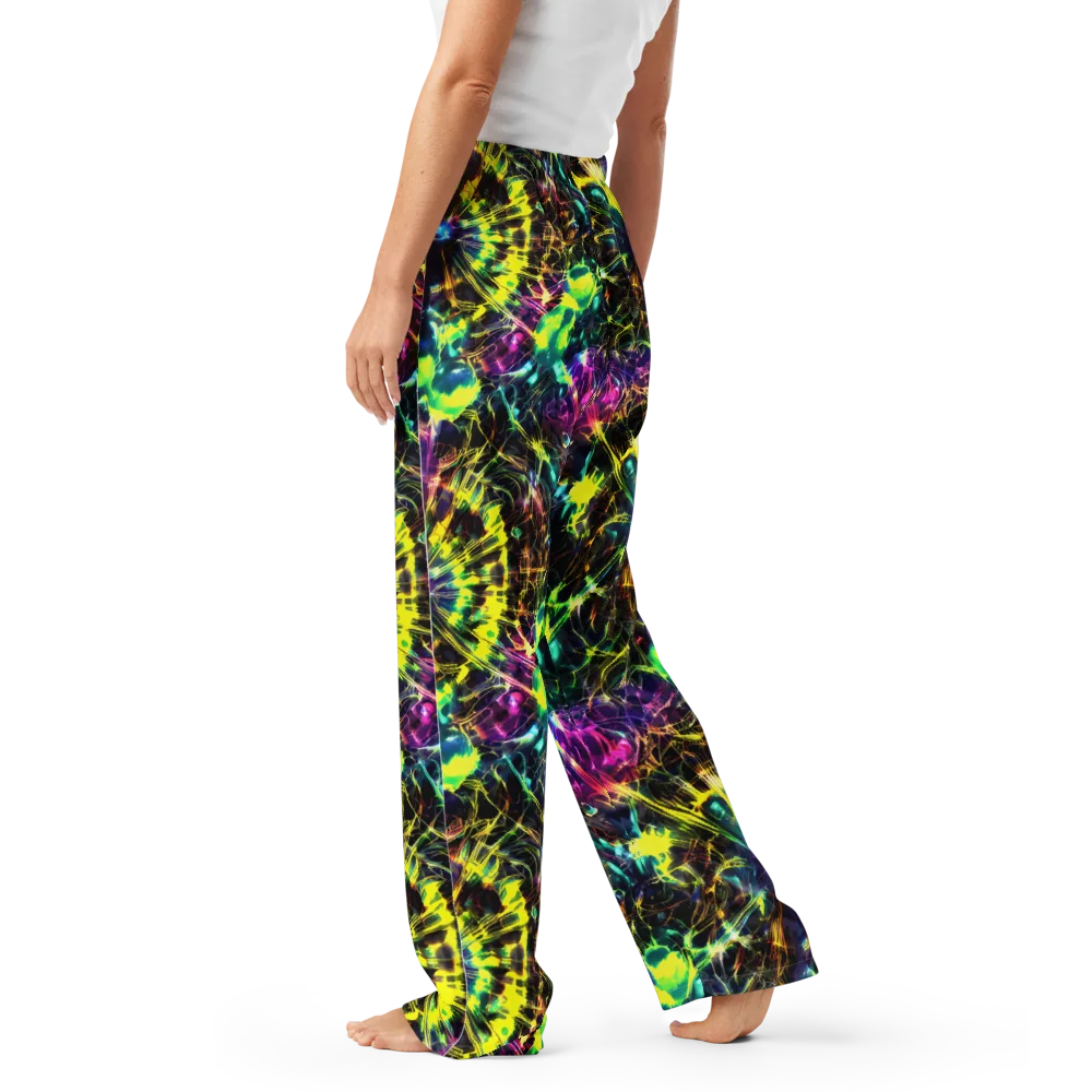 Acid Rainfall on Women's Pajama Pants — Left