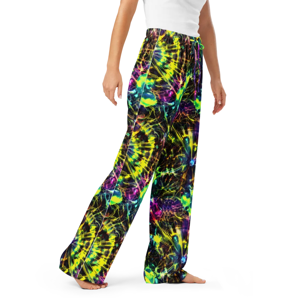 Acid Rainfall on Women's Pajama Pants — Right Front