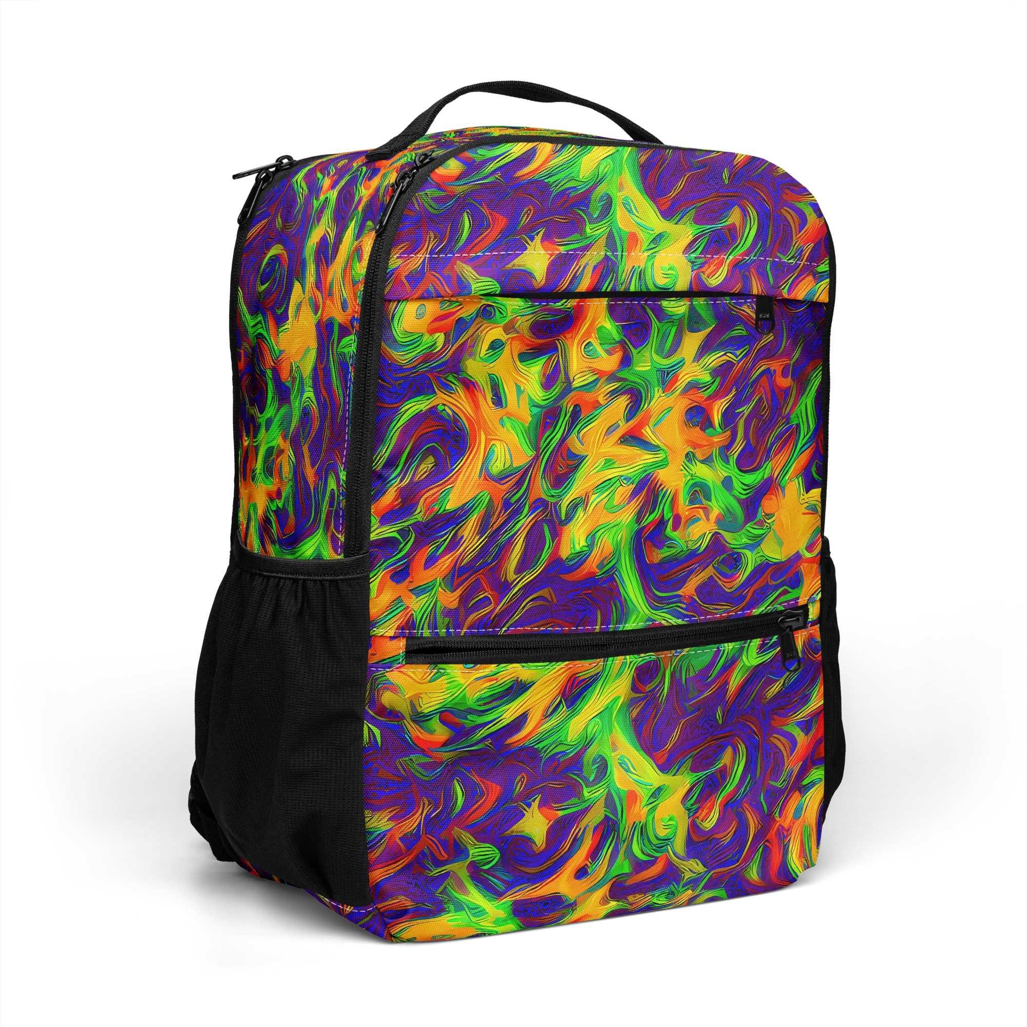Wildfire Whirlpool on Utility Backpack — Right Front