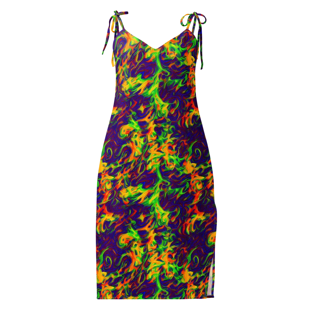 Wildfire Whirlpool on Slip Dress — Front