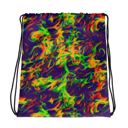 Wildfire Whirlpool on a Drawstring Bag