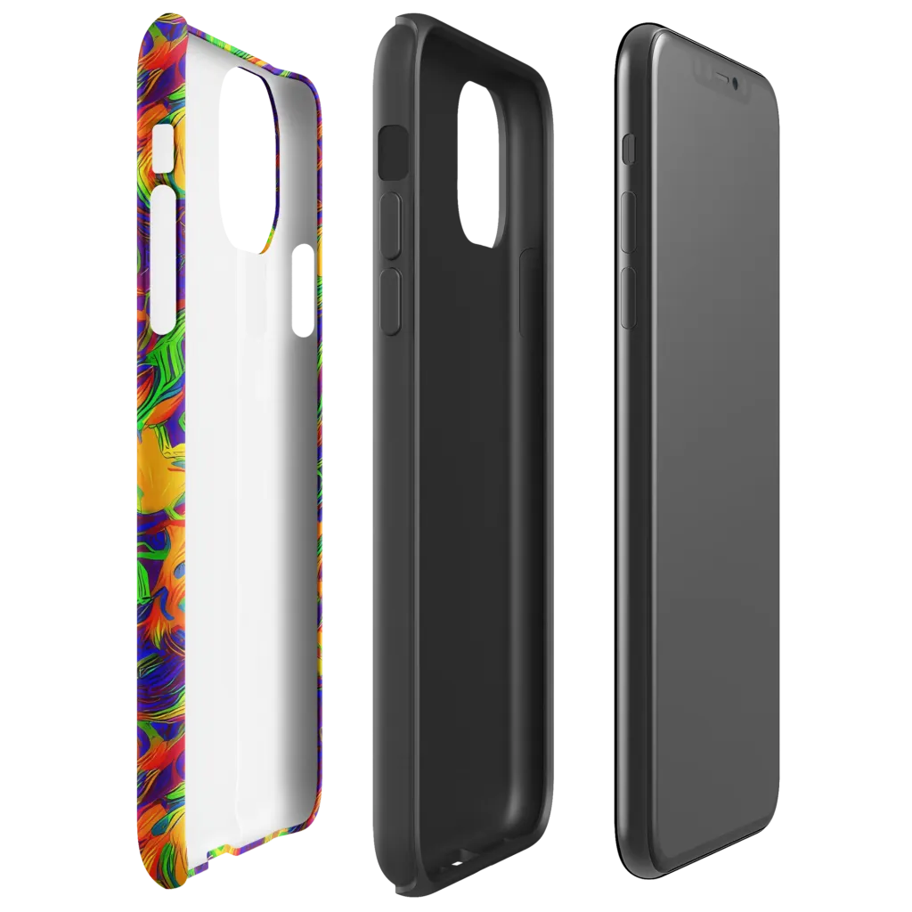 Wildfire Whirlpool on Tough Case for iPhone® — Right
