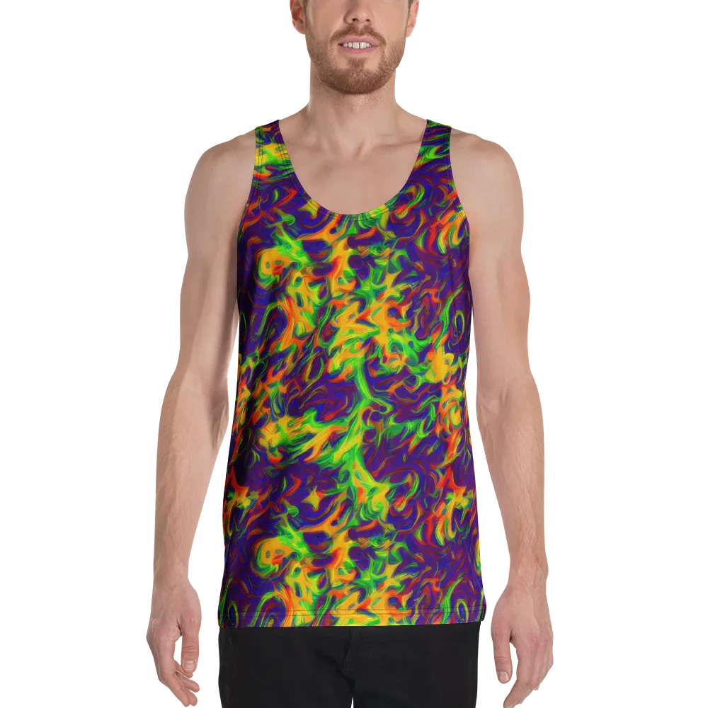 Wildfire Whirlpool on Men's Tank Top — Front