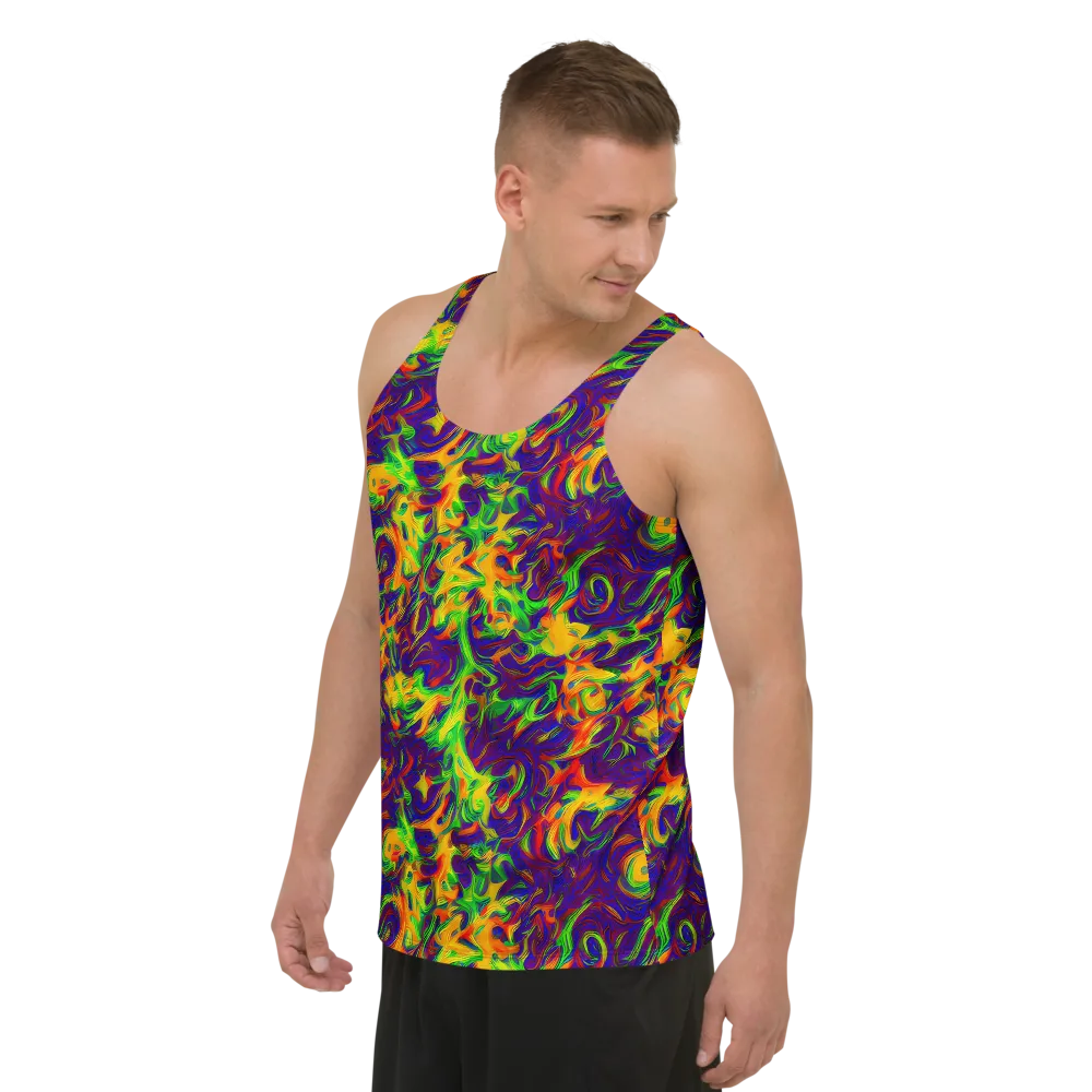 Wildfire Whirlpool on Men's Tank Top — Left Front