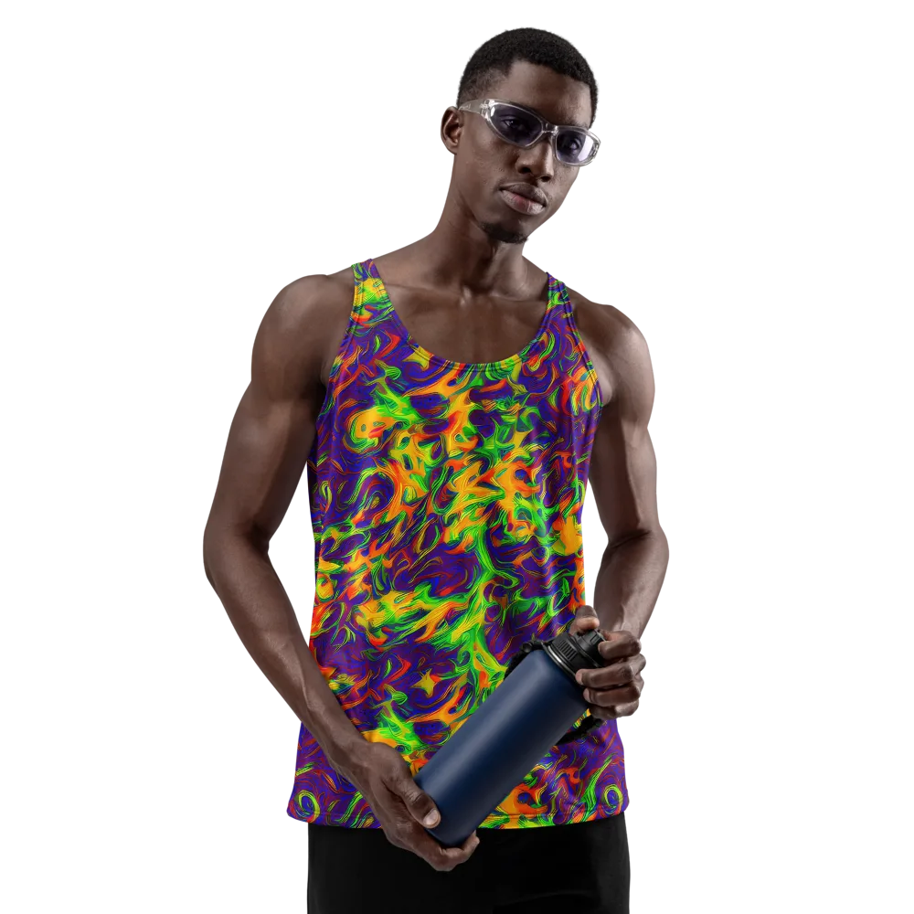 Wildfire Whirlpool on Men's Tank Top — Front