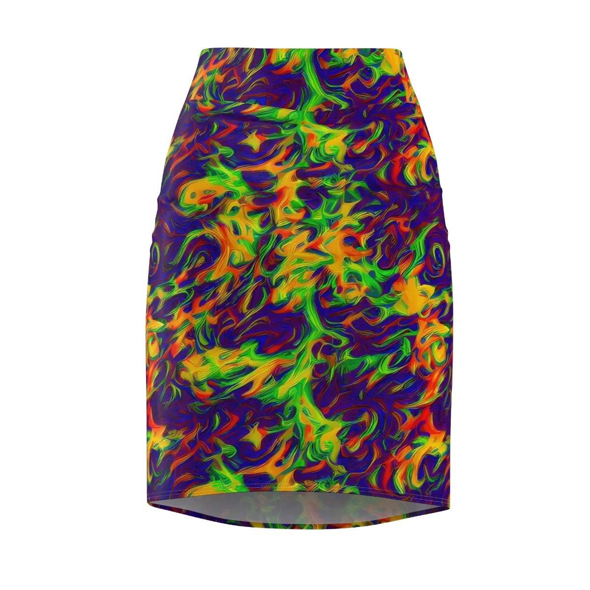 Wildfire Whirlpool on Pencil Skirt — Front