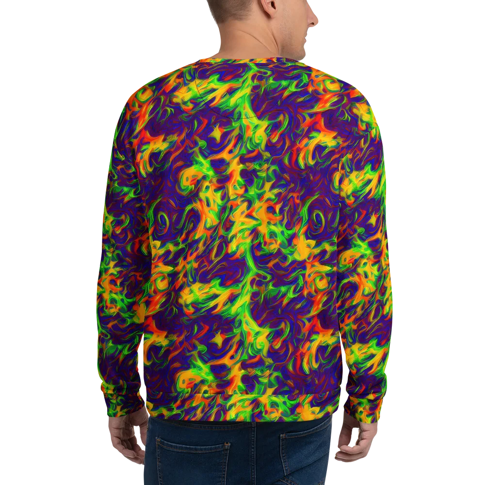 Wildfire Whirlpool on Sweatshirt — Back