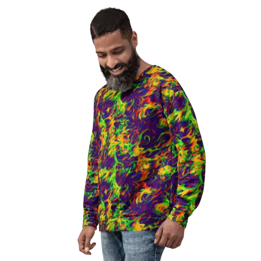 Wildfire Whirlpool on a Sweatshirt