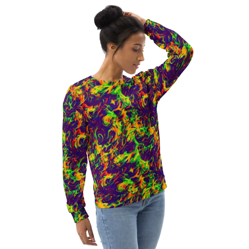 Wildfire Whirlpool on Sweatshirt — Right Front