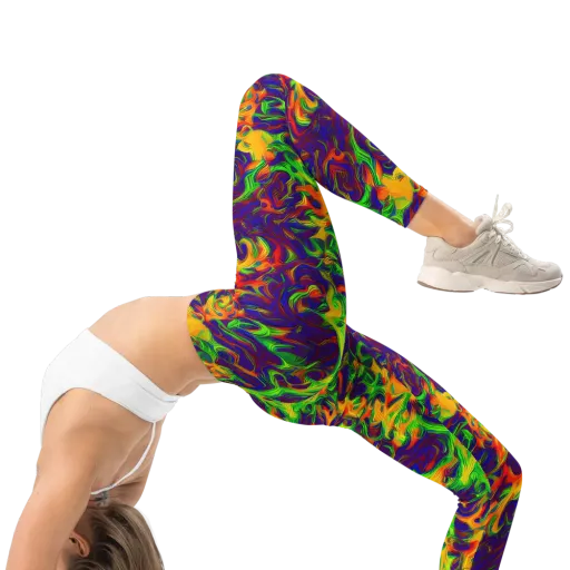 Wildfire Whirlpool on a Leggings