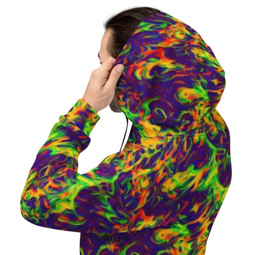 Wildfire Whirlpool on a Hoodie
