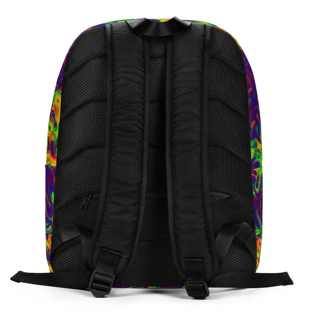 Wildfire Whirlpool on Minimalist Backpack — Back