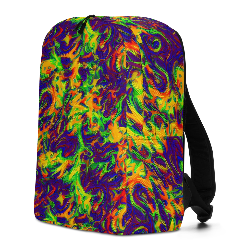 Wildfire Whirlpool on Minimalist Backpack — Left