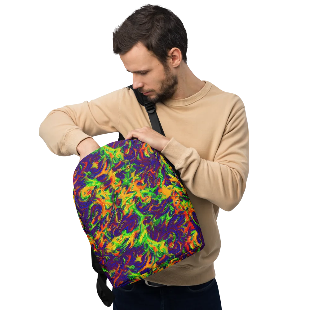 Wildfire Whirlpool on Minimalist Backpack — Front