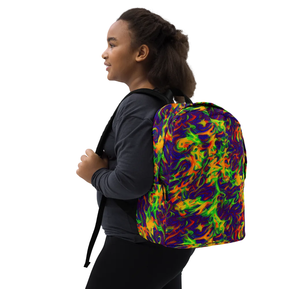 Wildfire Whirlpool on Minimalist Backpack — Right Front