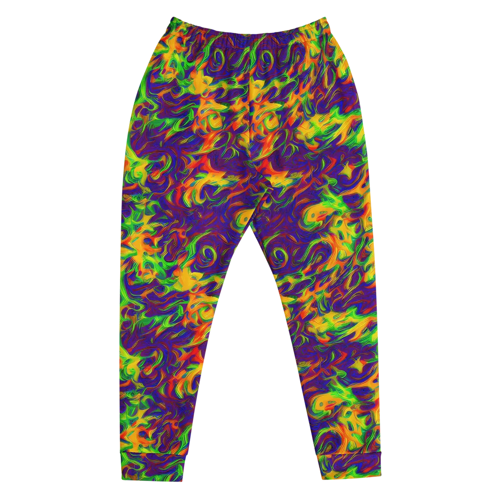 Wildfire Whirlpool on Men's Joggers — Front