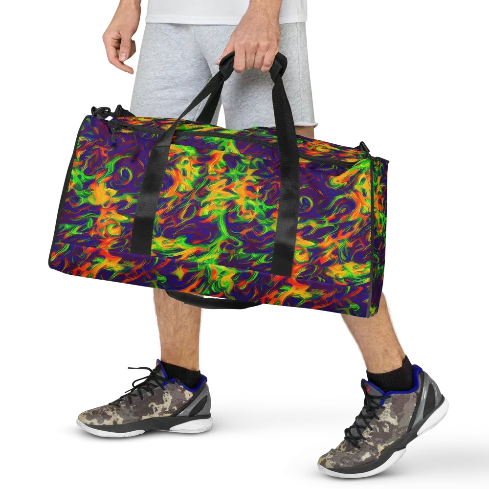 Wildfire Whirlpool on Duffle Bag — Front