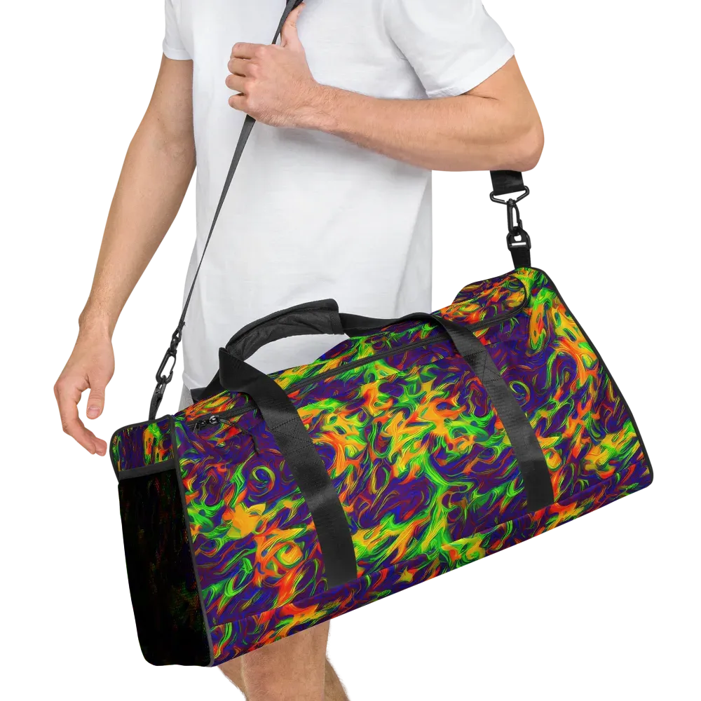 Wildfire Whirlpool on Duffle Bag — Right Front