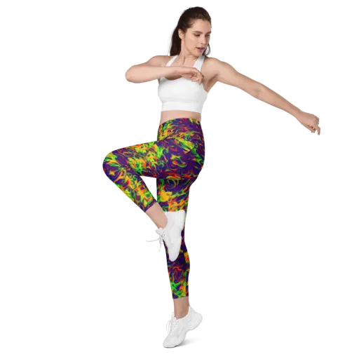 Wildfire Whirlpool on a Leggings with Pockets
