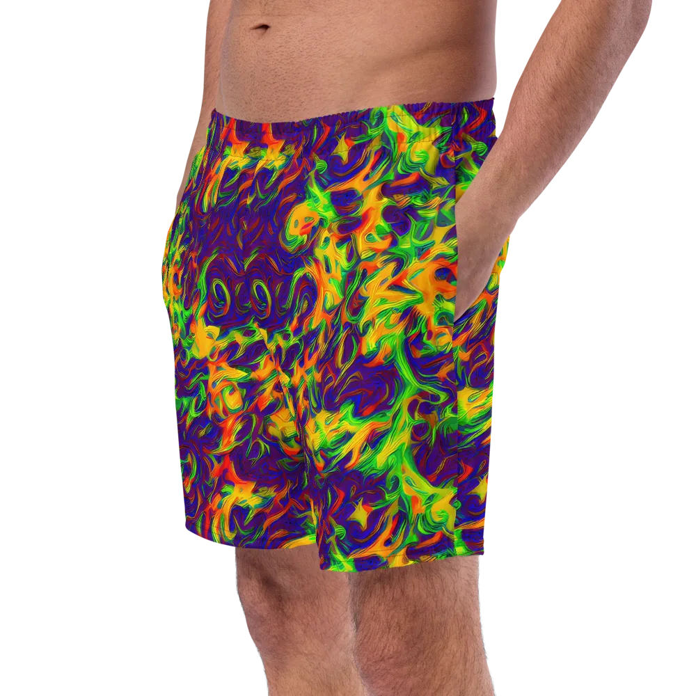 Wildfire Whirlpool on Swim Trunks — Left Front