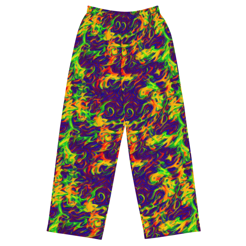 Wildfire Whirlpool on Wide-Leg Pants — Front