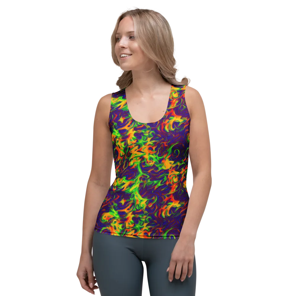 Wildfire Whirlpool on Women's Tank Top — Front