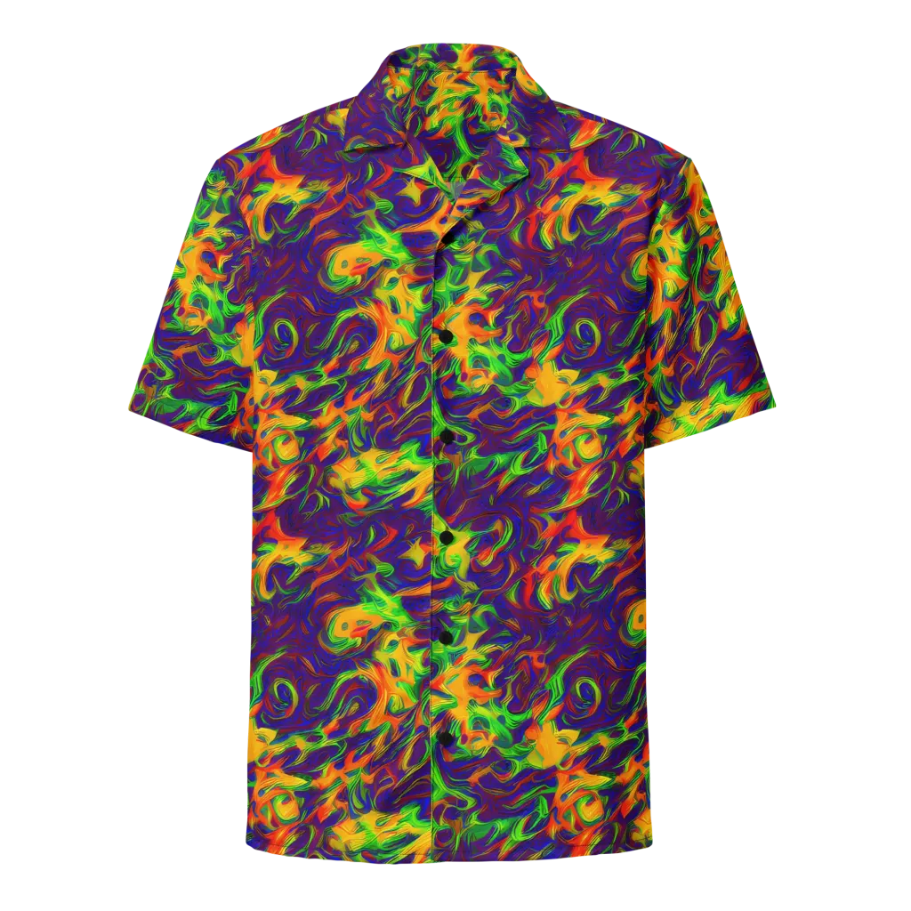 Wildfire Whirlpool on Button Shirt — Front