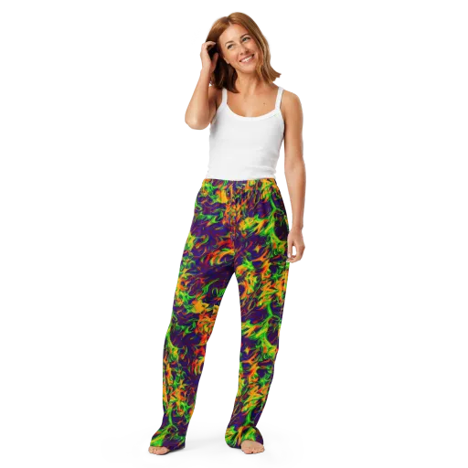 Wildfire Whirlpool on a Women's Pajama Pants