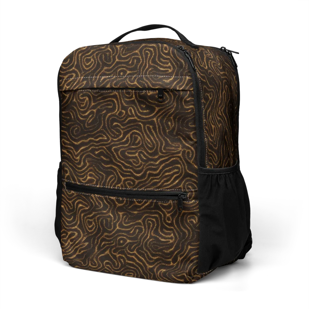 Amber Maze on Utility Backpack — Left Front