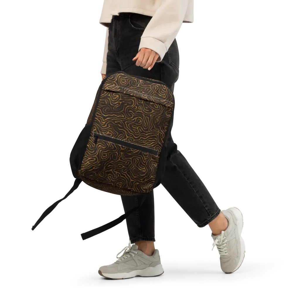 Amber Maze on Utility Backpack — Front