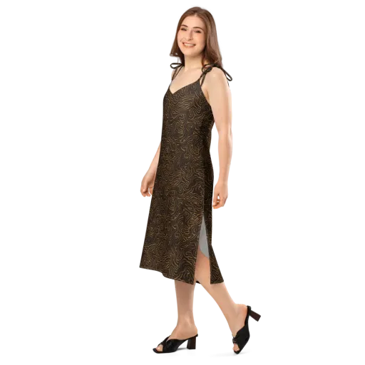 Amber Maze on a Slip Dress