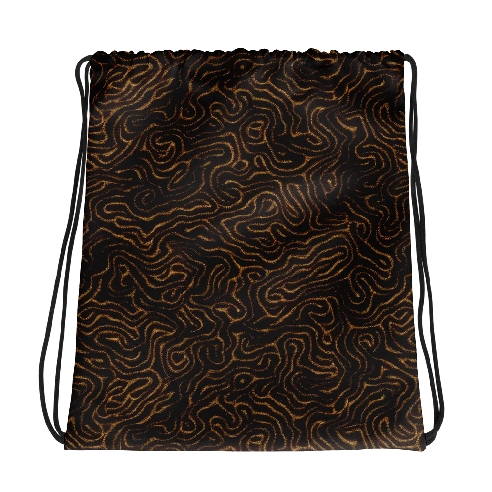 Amber Maze on Drawstring Bag — Photo