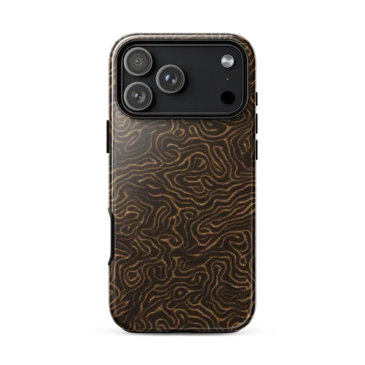 Amber Maze on a Tough Case for iPhone®