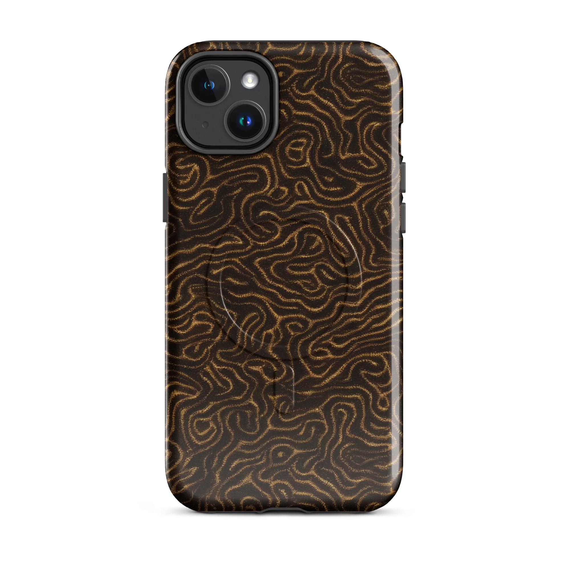 Amber Maze on MagSafe Tough Case for iPhone® — Front